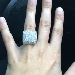 14K White Gold Diamond Ring 2.0CTW